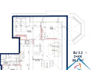 Pronájem bytu 2+kk, Kolín, Havlíčkova, 56 m2