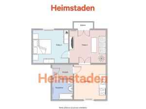 Pronájem bytu 2+1, Ostrava - Poruba, Skautská, 48 m2