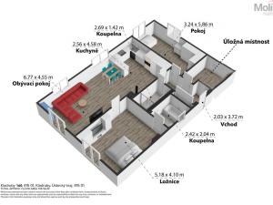 Prodej rodinného domu, Kladruby, 95 m2