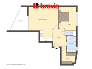Pronájem bytu 2+kk, Brno - Staré Brno, Soukenická, 79 m2