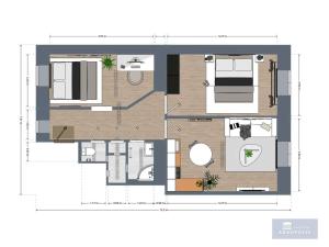 Pronájem bytu 3+kk, Praha - Libeň, Kotlaska, 60 m2