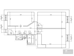 Pronájem bytu 3+kk, Praha - Libeň, Kotlaska, 60 m2