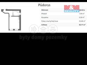 Prodej bytu 1+kk, Kozmice, 50 m2