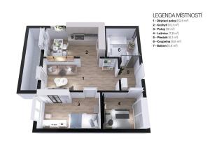 Prodej bytu 3+1, Svatobořice-Mistřín, 56 m2