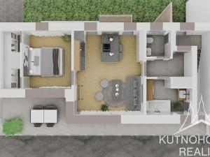 Prodej bytu 2+kk, Kutná Hora, Čechova, 50 m2