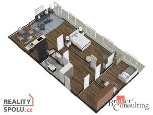 Prodej bytu 3+kk, Poděbrady - Poděbrady III, Lidická, 108 m2