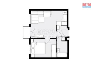 Prodej bytu 2+kk, Modletice, 42 m2