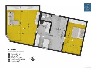 Prodej bytu 3+1, Praha - Nusle, Jaurisova, 104 m2