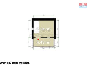 Pronájem zahrady, Plzeň - Severní Předměstí, 388 m2