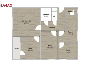 Prodej bytu 4+1, Horoměřice, K Bytovkám, 87 m2