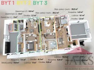 Prodej bytu 2+kk, Dlouhá Ves, 51 m2