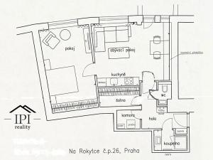 Prodej bytu 2+kk, Praha - Libeň, Na Rokytce, 64 m2