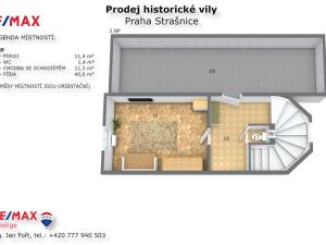 Prodej vily, Praha - Strašnice, U nových vil, 180 m2