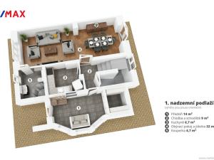 Prodej rodinného domu, Praha - Břevnov, Anhaltova, 180 m2