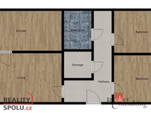 Prodej bytu 3+1, Praha - Michle, Bítovská, 70 m2