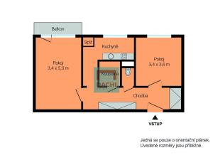 Prodej bytu 2+1, Olomouc, Hněvotínská, 56 m2