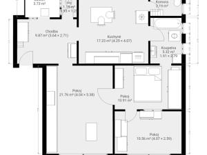 Pronájem bytu 3+1, Bučovice, Sokolovská, 77 m2