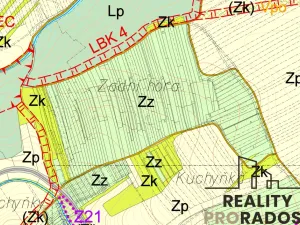 Prodej zahrady, Kobeřice u Brna, 2052 m2