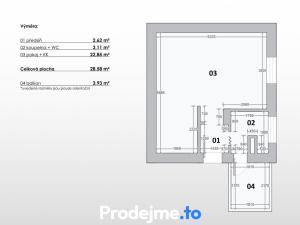 Prodej bytu 1+kk, Znojmo, Růženy Svobodové, 28 m2