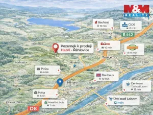 Prodej pozemku pro bydlení, Řehlovice, 1032 m2