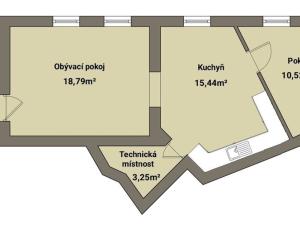 Pronájem bytu 2+1, Olomouc - Hodolany, 55 m2