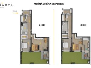 Prodej bytu 2+kk, České Budějovice - České Budějovice 2, Krčínova, 71 m2