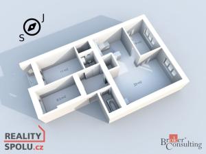 Prodej bytu 3+1, Opava, Lidická, 78 m2