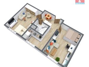 Prodej bytu 2+1, Chomutov, Skalková, 51 m2