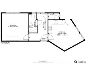 Pronájem bytu 2+kk, Praha - Strašnice, Petrovická, 46 m2