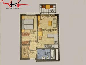 Prodej bytu 2+kk, Praha, Pod Harfou, 45 m2