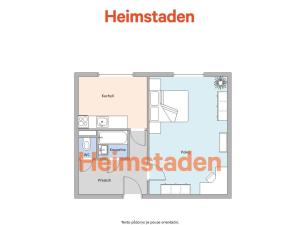 Pronájem bytu 1+1, Havířov - Město, nám. Republiky, 34 m2
