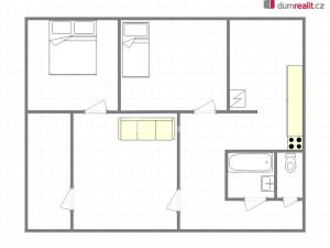 Prodej bytu 3+1, Tachov, Trocnovská, 76 m2