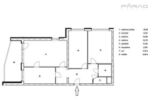 Prodej bytu 3+1, Praha - Stodůlky, Nušlova, 83 m2