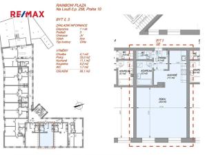 Pronájem bytu 1+kk, Praha - Vršovice, Na louži, 55 m2