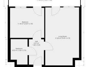 Pronájem bytu 2+kk, Praha - Žižkov, Olgy Havlové, 45 m2