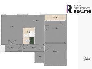 Prodej bytu 3+1, Žatec, Příkrá, 68 m2