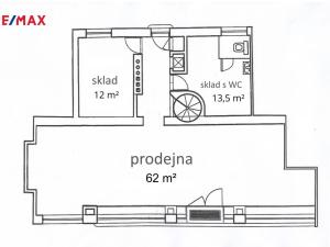Prodej obchodního prostoru, Olomouc, Tomkova, 148 m2
