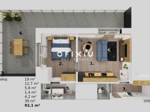 Pronájem bytu 2+kk, Praha - Hloubětín, Za černým mostem, 43 m2