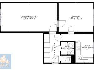 Pronájem bytu 2+1, Praha - Žižkov, Na vrcholu, 55 m2