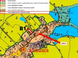 Prodej pozemku pro bydlení, Benešov nad Černou - Hartunkov, 391 m2