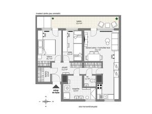 Pronájem bytu 3+kk, Praha, Hornoměcholupská, 65 m2