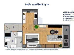 Prodej bytu 1+kk, Havlíčkův Brod, Havlíčkova, 41 m2