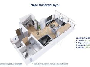 Prodej bytu 1+kk, Havlíčkův Brod, Havlíčkova, 41 m2