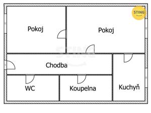 Prodej bytu 2+1, Ostrava, Zahradní, 86 m2