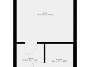 Pronájem bytu 1+kk, Brno, Bratislavská, 25 m2