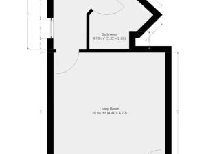 Pronájem bytu 1+kk, Praha - Hostivař, Kytínská, 34 m2