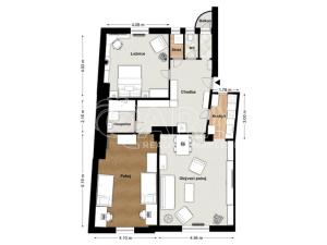 Prodej bytu 3+kk, Praha - Libeň, Heydukova, 98 m2