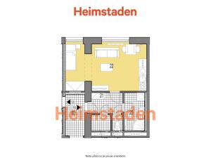 Pronájem bytu 1+kk, Havířov - Město, Dělnická, 33 m2