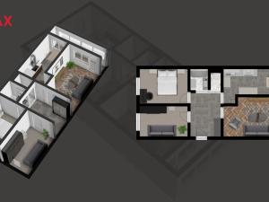 Prodej bytu 3+1, Jince, Zborovská, 70 m2