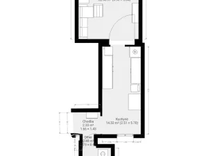 Pronájem bytu 1+1, Brno, Francouzská, 48 m2
